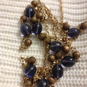 Brass and Glass Necklace